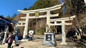 埼玉県で仕事運で知られた三峯神社り鳥居
